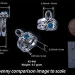 Silver Multiform Gems Ring