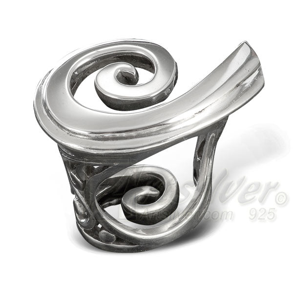 Unique Women Filigree Sterling Silver Ring