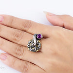 Sterling Silver Motion Ring