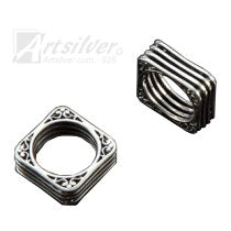 Sterling Silver Unique Womens Ring