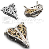 Heart Shaped Transformable Pendant - KS 492