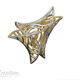 Inverted Wave Triangle Pendant Style - KS 015