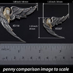 Angel Wing Pendant gold silver