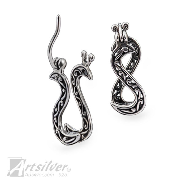 Multiform Sterling Silver Post Earrings