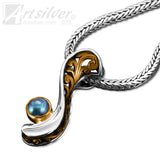 S-Curve Filligree Pendant Style - KS 444