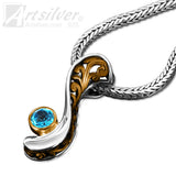 S-Curve Filligree Pendant Style - KS 444