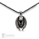 Silver Angel Wing Pendant 