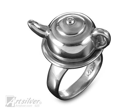 Sterling Silver Spinning Ring 