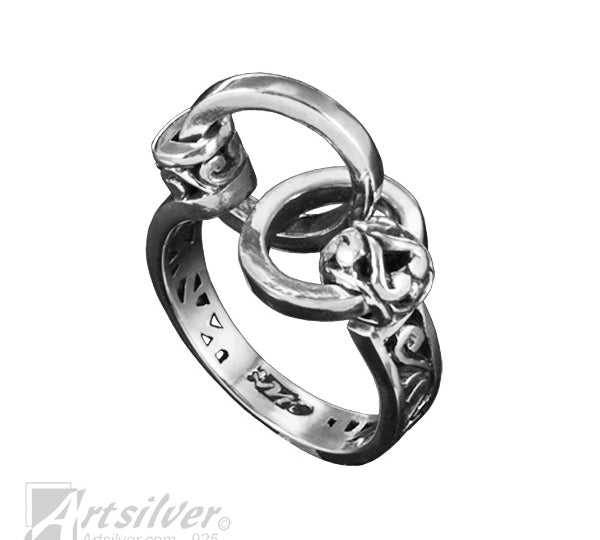 Sterling Silver Motion Ring