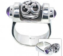 Sterling Silver Motion Ring