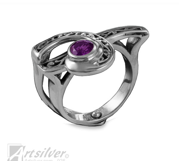 Sterling Silver Motion Ring
