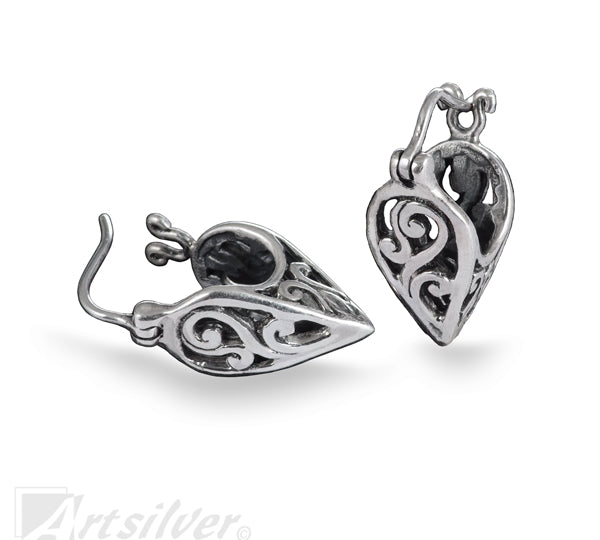 Sterling silver post earrings