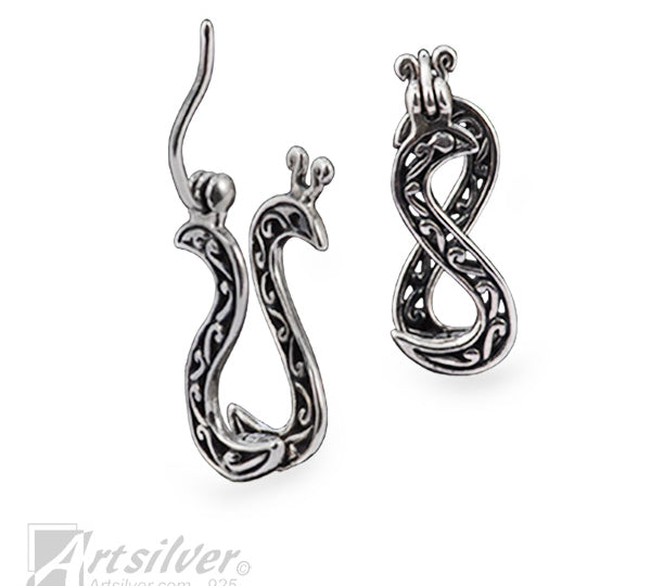 Multiform Sterling Silver Post Earrings