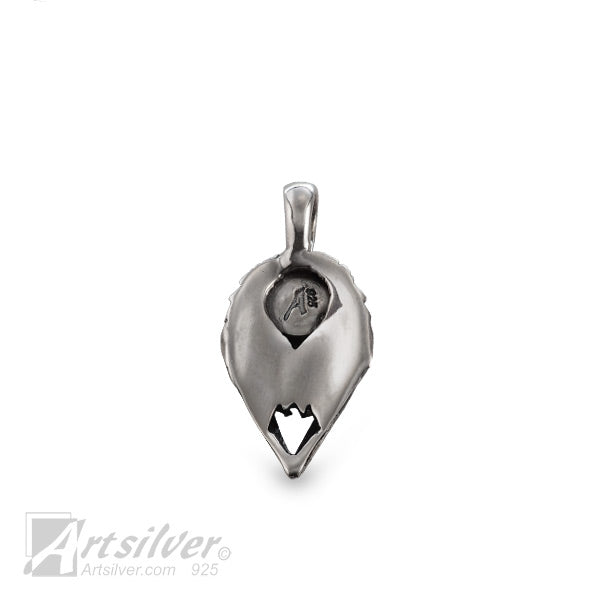 Angel Wing pendant with Gemstone