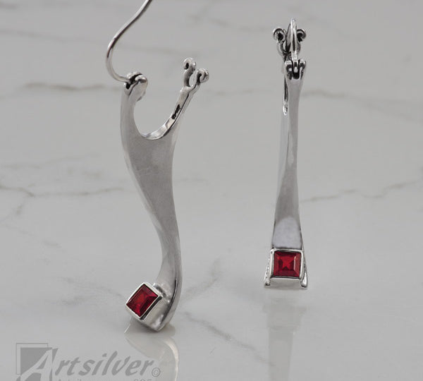 Sterling Silver Post Earrings - KS 740